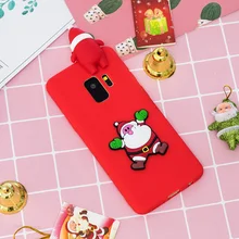 

3D Christmas Phone Case For Samsung Galaxy J3 J5 J7 2017 A3 A5 A7 2016 A6 A8 2018 Note 9 8 S6 S7 edge S8 S9 Plus Soft Cover Case