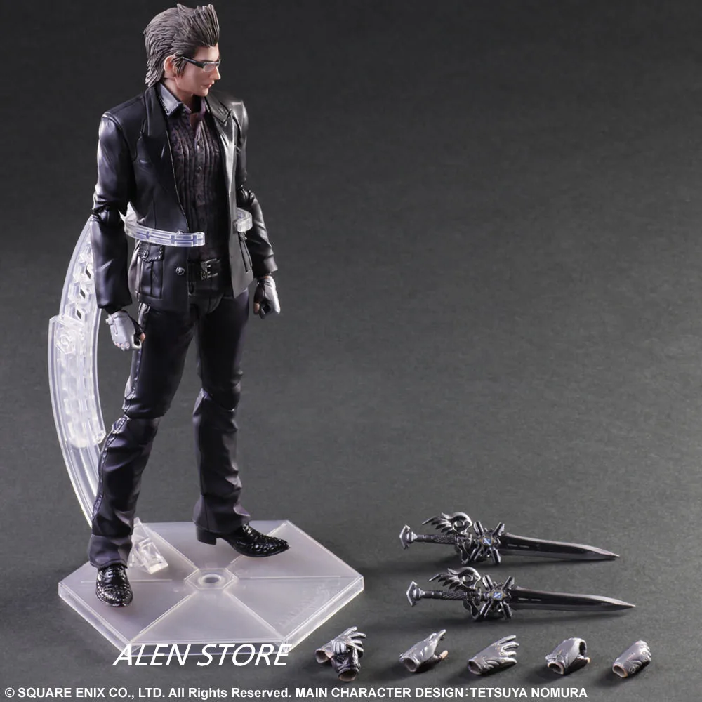 ALEN SAINTGI XV ff15 FFXV Final Fantasy PA Claude Knight Prompto Argentum Play Arts Kai Cloud Strife Model PVC 23cm Figures