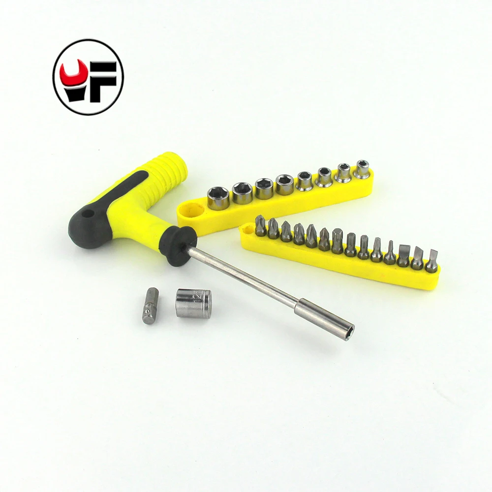 YOFE 25 шт. Набор торцевых головок и бит с адаптером Отвертка головок|socket bit set|socket
