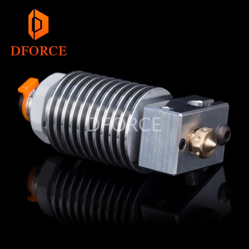 

V6 Threaded HeatSink v6 hotend remote Bowen print J-head Hotend heater block heat break for E3D HOTEND for PT100 titan extruder