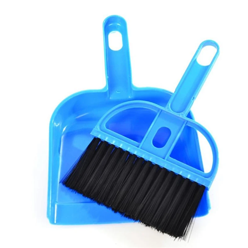 Mini Desktop Sweep Cleaning Brush Small Broom Dustpan Set 2018 new