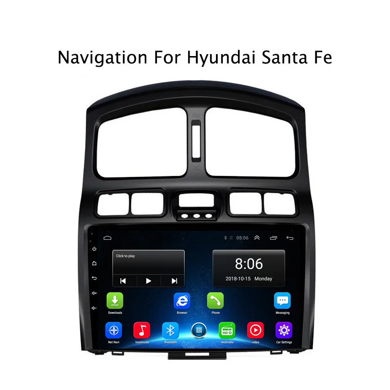 NAVITOPIA 9inch 4G LTE WIFI Head Unit for Hyundai Santa Fe 2006 2015 ...