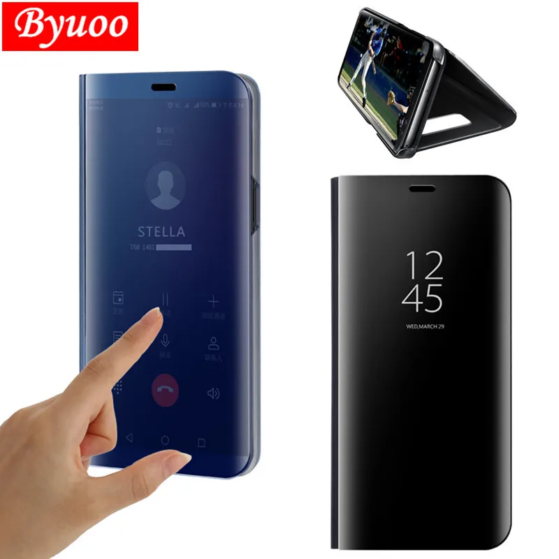 For Galaxy j2 Core j5 prime j7 Pro 2017 case Luxury Mirror Flip Stand full protective cover Samsung J7 Neo J701M Nxt Case | Мобильные