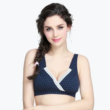 

sale Front intersection Nursing Bra cotton Bra For Pregnant woman No Rims Bra Super Soft Bra For Women YFZ0008