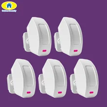 Золотой безопасности 5 шт. P817 беспроводной PIR занавес окна датчик движения для KERUI охранной сигнализации G19 G18 8218G W2 домашняя сигнализация