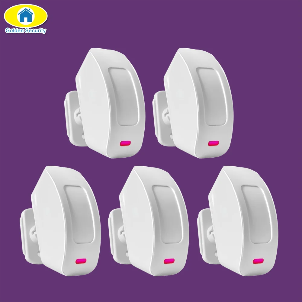 

Golden Security 5Pcs P817 Wireless PIR Curtain Window Motion Sensor for KERUI Security Alarms G19 G18 8218G W2 Home Alarm System