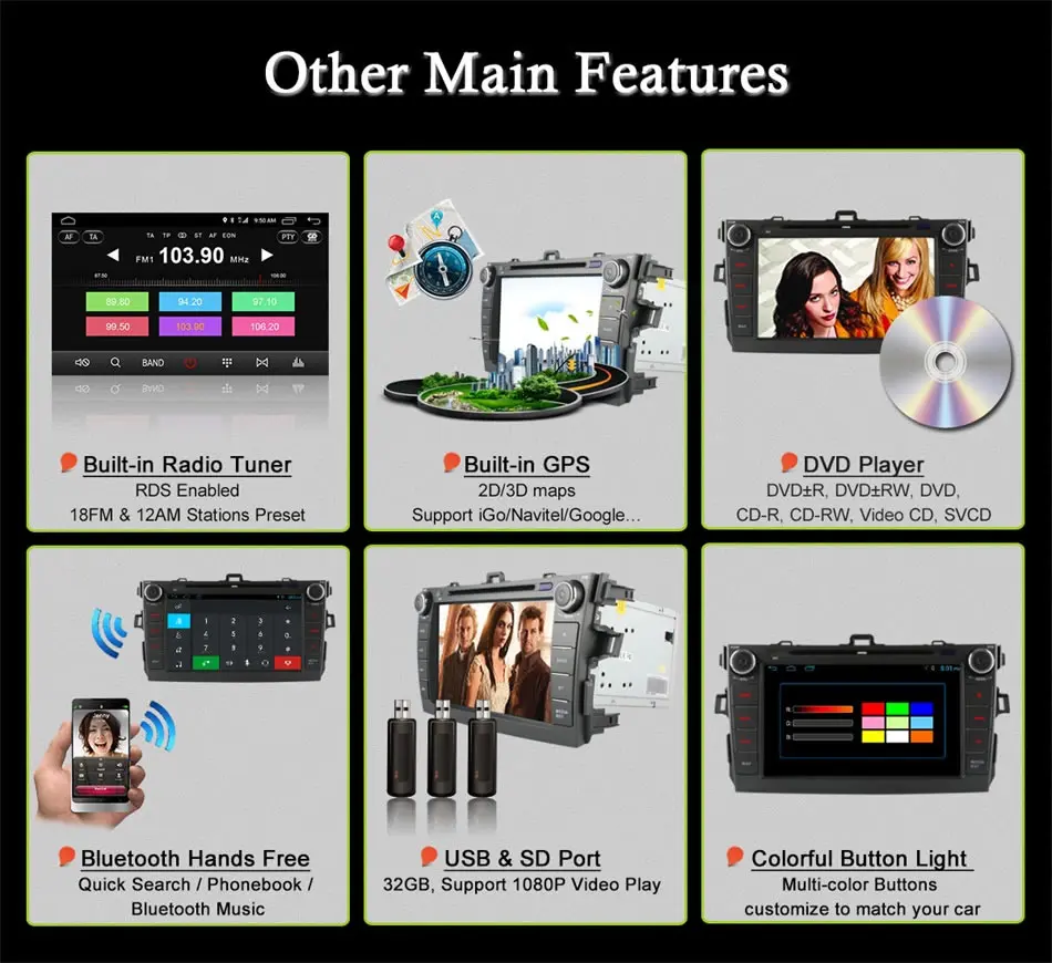 Best Ownice C500 Octa Core 2G RAM Android 6.0 Car DVD GPS For Toyota Corolla 2006-2011 Radio Support 4G SIM LTE Network 32G ROM 11