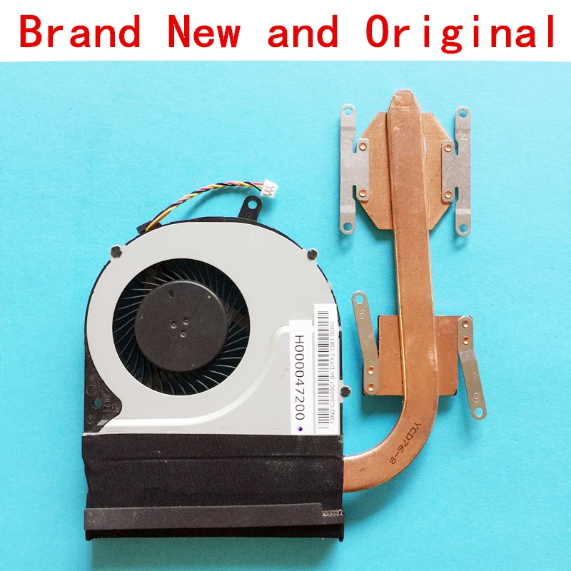 New notebook CPU fan heatsink radiator copper tube module module for Toshiba Satellite P50 P50-A P50T P55 P55T S50 S50D S50T S55