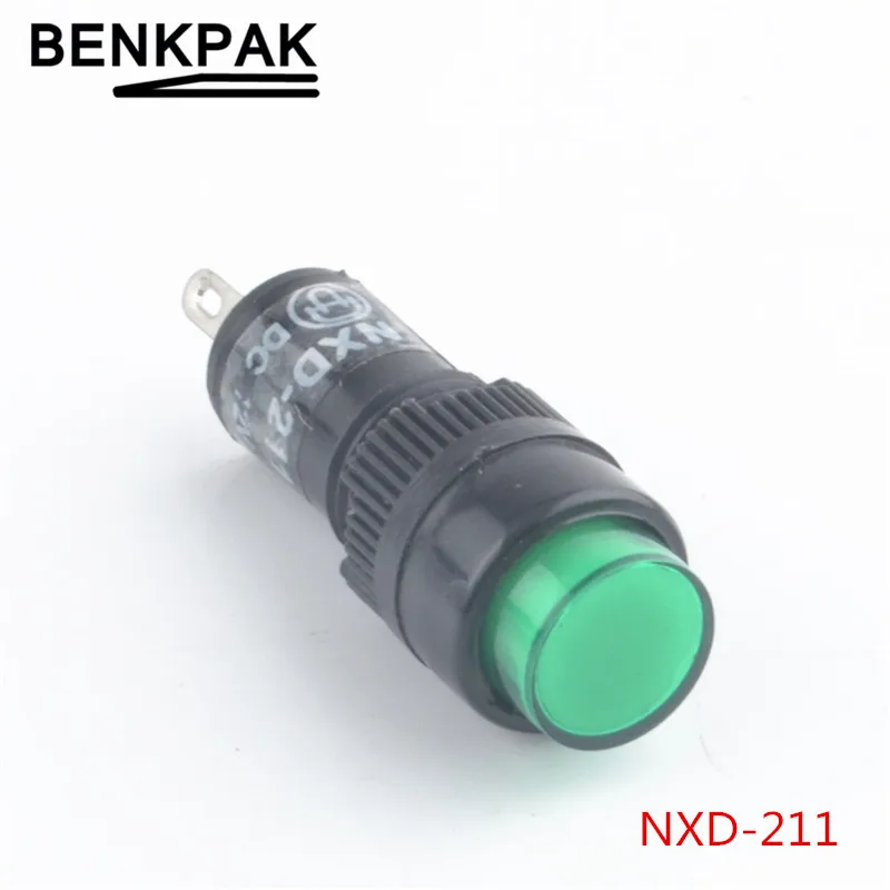 Details about   10Stk.Signal Licht AC 220V NXD 211 Rot LED Birne Spüle Gremium 2/5" 10mm 