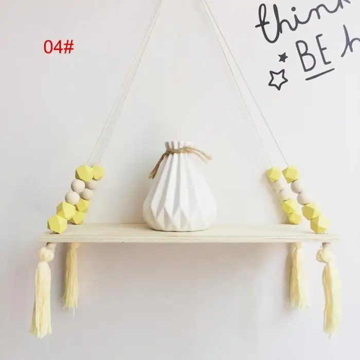 Полки Clapboard настенные Висячие кисточки украшения подарки веревка для качелей для детской комнаты вечерние MYDING
