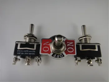 

5/10pcs 3 Pin ON-OFF-ON Momentary Toggle Switch 15A/250VAC Rocker Switch