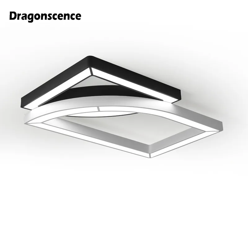 

Dragonscence Modern Led ceiling light for living room bedroom Business occasion round Overlapping frames Ceiling lamp fixture