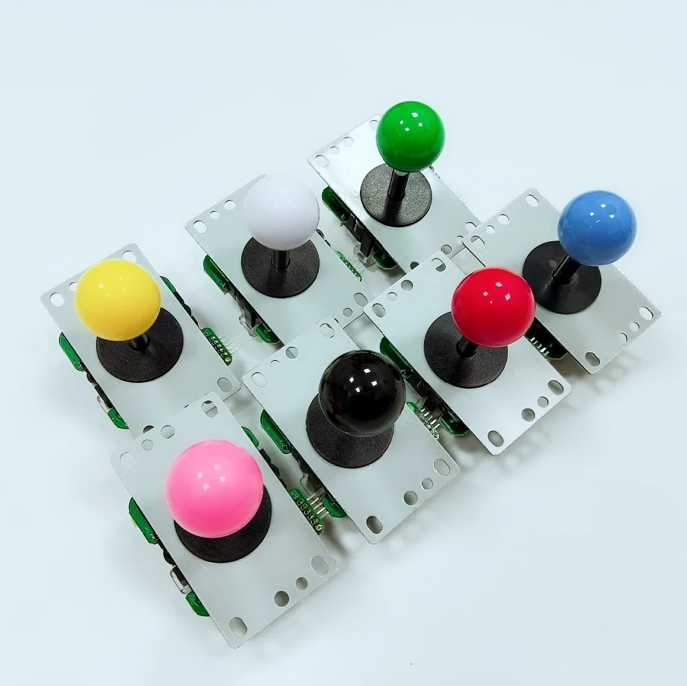 2 шт. копия Sanwa 5Pin 8Way джойстик с печатной платой для аркадной игровой консоли высокое качество многоцветный красный синий желтый зеленый