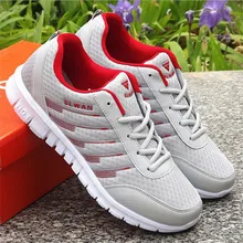 Hot 2017 New Cheap Mens Lightweight Breathable Comfortable Flat Casual Shoes For male Footwear Plus size