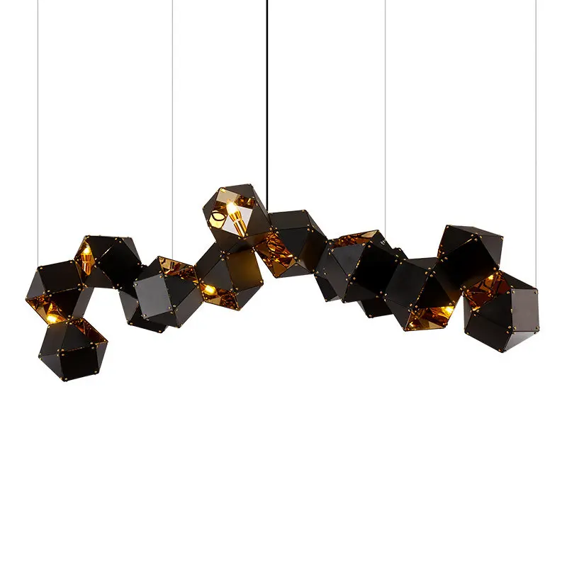 

Gabriel Scott Contemporary Lighting Modern Chandelier Welles DNA Design for Living Room Restaurant Bar Lobby Decorative lighting