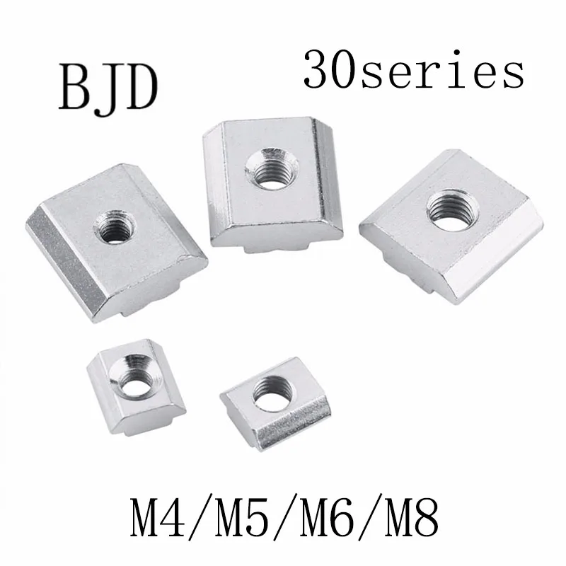 150PCS M3 M4 M5 T-Nuts,2020 Series Carbon Steel Nickel-Plated Half Round Roll in Sliding T Slot Nut 6mm Slot Aluminum Profile Accessories Kit ALBERT GUY
