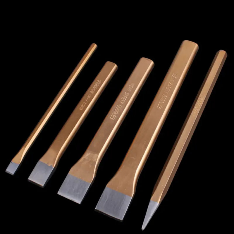 Set Packing with 5 pieces High Hardness Steel Chisel Punch Fitter Mechanic Chrome Vanadium Steel
