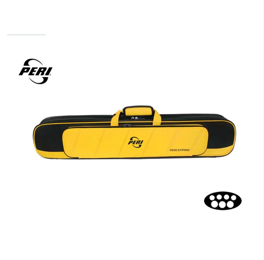 

PERI New Arrival Professional Multi-piece Rod Box Billiard Pool Cue Case 89 cm PU Billiards Accessories Professional China