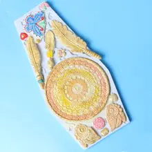 Best Reviews Of Big Dreamcatcher Silicone Mold Cake Fondant Resin Pendant Jewelry Making Tools Cheap