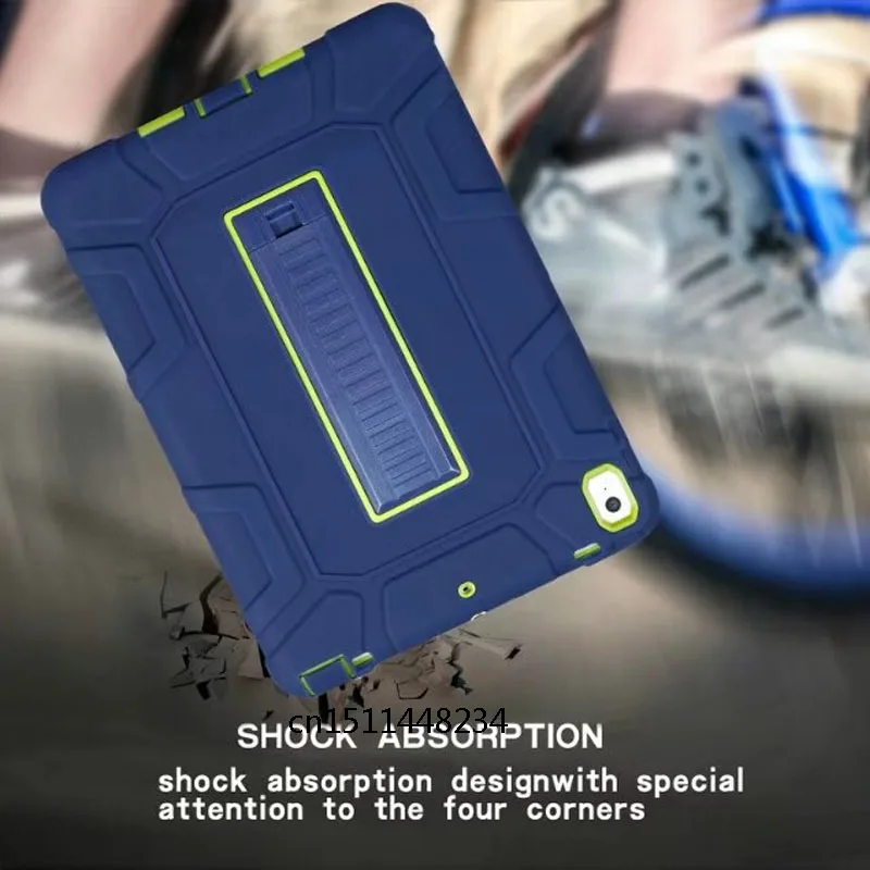 Case For iPad Pro 10 5 Kids Safe Shockproof Heavy Duty Silicone Hard Cover kickstand design