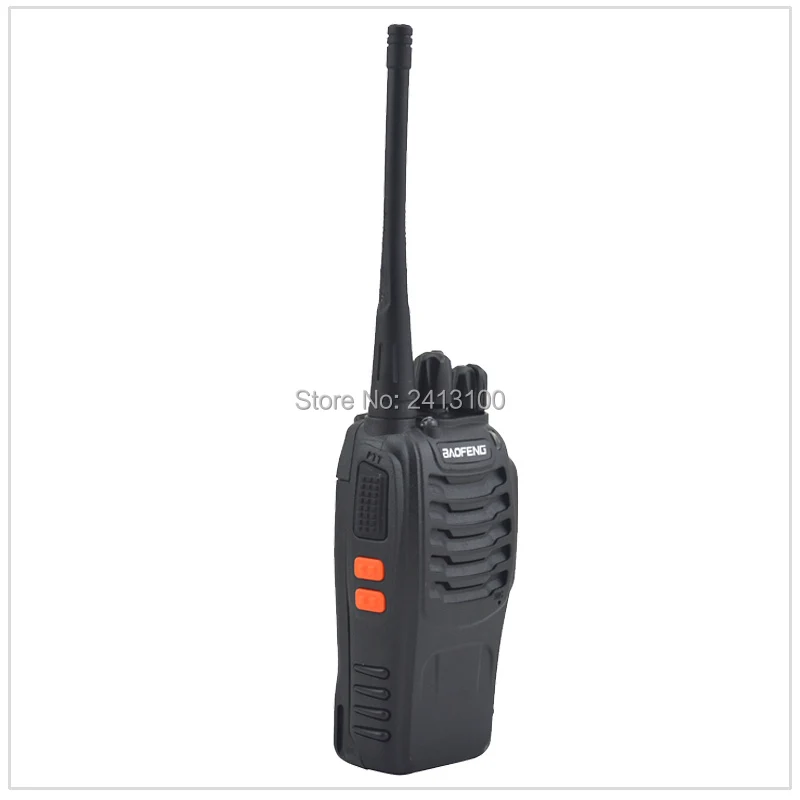 2 шт./лот Baofeng двухканальные рации BF-888S UHF 400-470 мГц 16CH портативный двухстороннее радио с наушником и USB Кабель для программирования