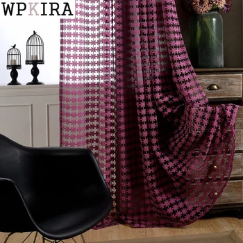 

Curtain Fashion Tulle Curtain Window Screen Blinds Sheer Voile Gauze Curtain Cafe Kitchen Curtain Living Room Balcony S218&30