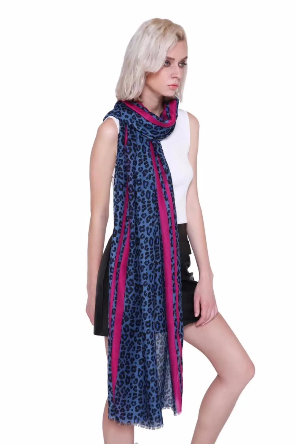 

2018 Newest Fashion Neon Color Leopard Pattern Fringe Scarves Shawls Beautiful Scarf Wrap Hijab Muffler 10pcs/LOT