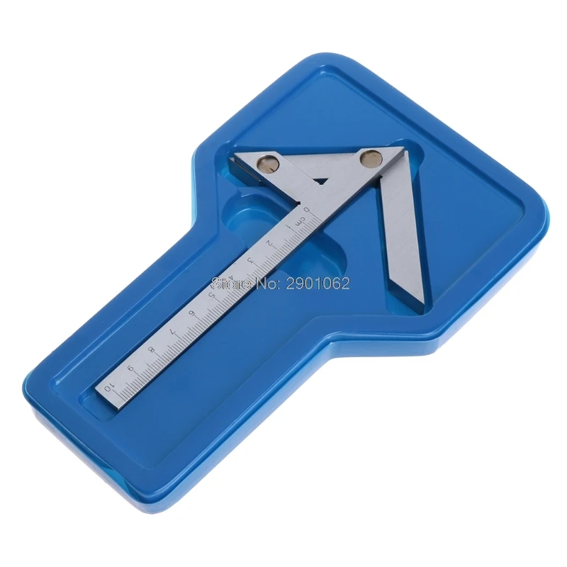 

Centering Square 100*70mm Gaging Center Gauge Round Bar Marking Center Finder AP16