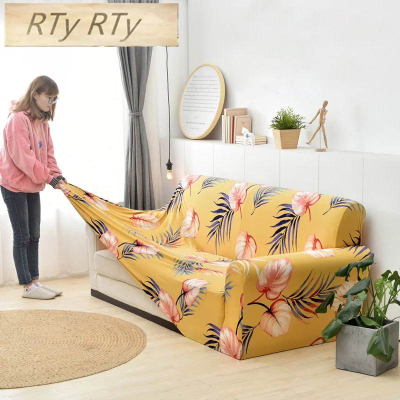 

Elastic Sofa Cover Cushion Tight Wrap Stretch Sectional Sofa Cover Protector Slip-resistant for Single/Two/Three/Four-seater