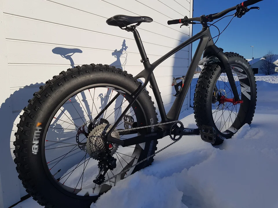 Новая карбоновая рама для велосипеда с вилкой 26er BSA; углерод, рама для снежного велосипеда, карбоновая рама для велосипеда