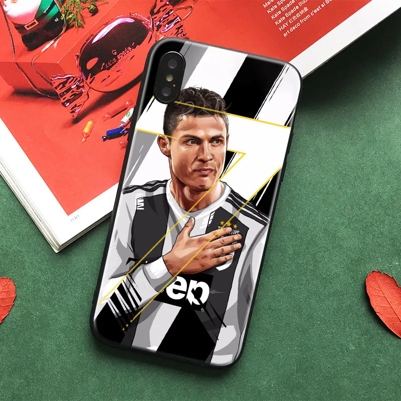 

Cristiano Ronaldo New FC Club Soft Silicone Phone Case Cover Shell For Apple iPhone 5 5s Se 6 6s 7 8 Plus X XR XS MAX