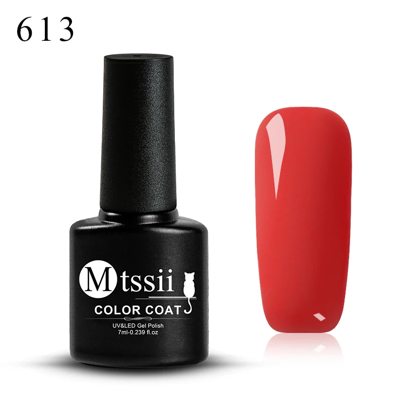 Mtssii 148 цветов 7 мл замачиваемый матовый эмалированный Гель-лак Светодиодный УФ-гель для ногтей лак основа верхнее покрытие дизайн ногтей маникюр - Цвет: BW2309