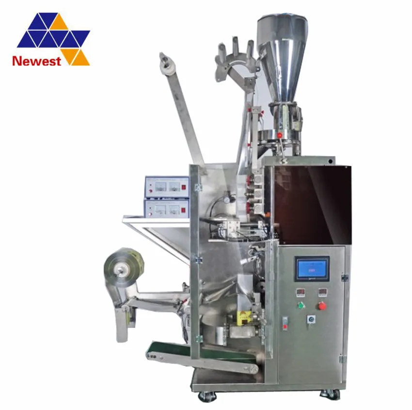 

Outer and inner bag with labe and string tea packing machine/nylon pyramid tea packing machine/tea packing machine