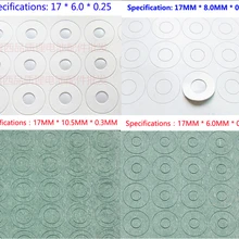 100 шт 18650 литиевая батарея анод изолирующая прокладка кольцо 18650 серия анода полая подставка анода литиевой батареи