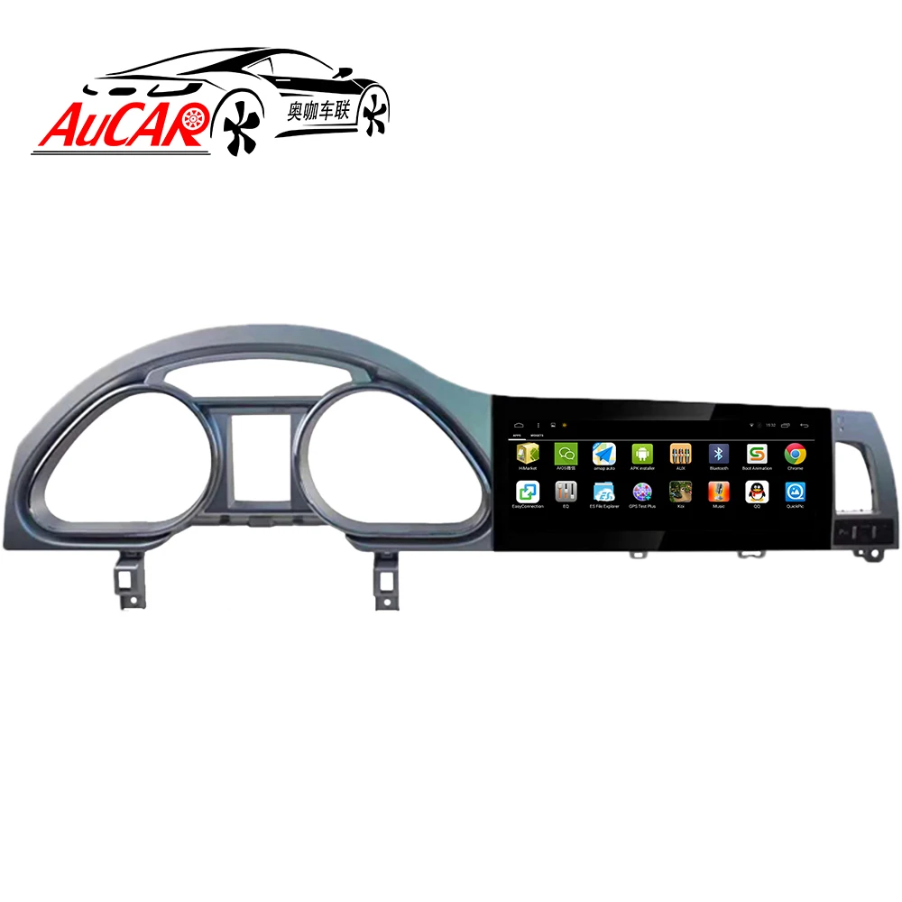 Perfect AuCAR Android 10.25" IPS Touch Screen Car DVD Player for Audi Q7 2005 - 2015 Car Radio 8 core Bluetooth GPS Radio WIFI 4G Stereo 4