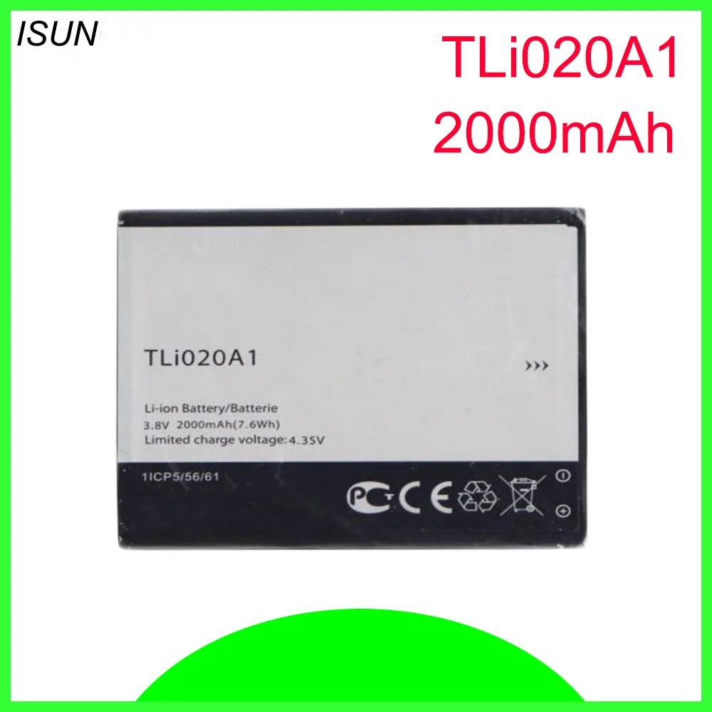 ISUNOO 10 шт./лот 2000 мАч аккумулятор для Alcatel One Touch Pop 3 (5) 4G 5 Dual Sim OT 5065D 5065A 5065X 5065W 5065J 5065T |
