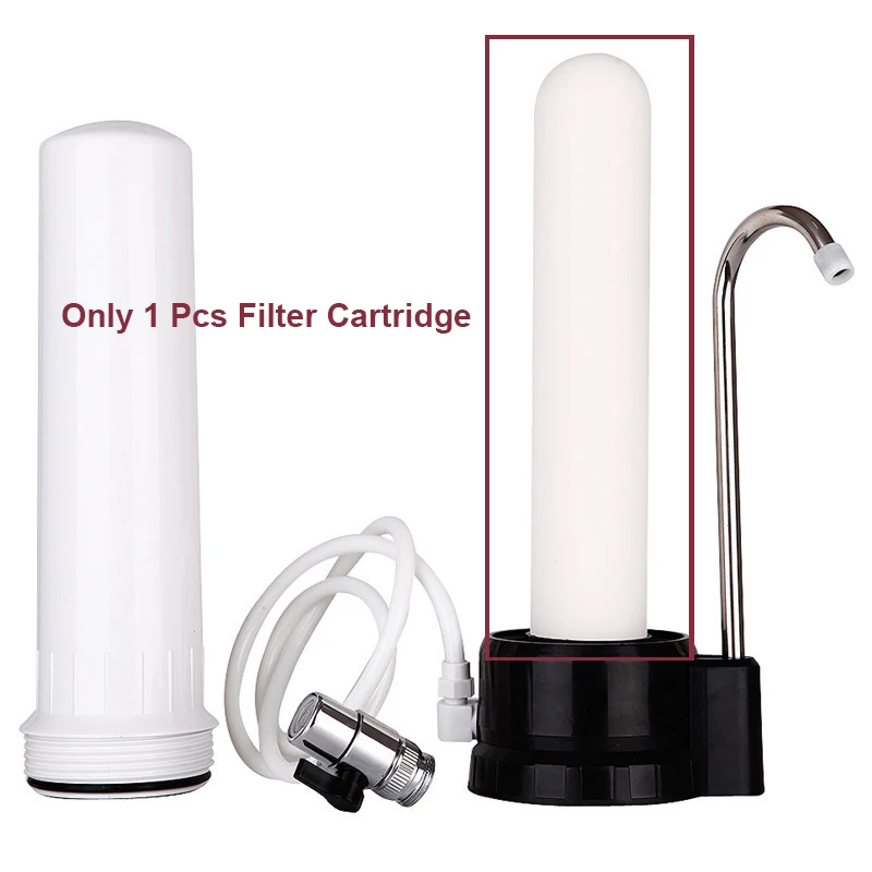 1Pcs Filter Cartridge Ceramics Purifier Ultrafiltration Water Filter Household Indirect Drink Straight FilterCartridge Alkaline  (2)