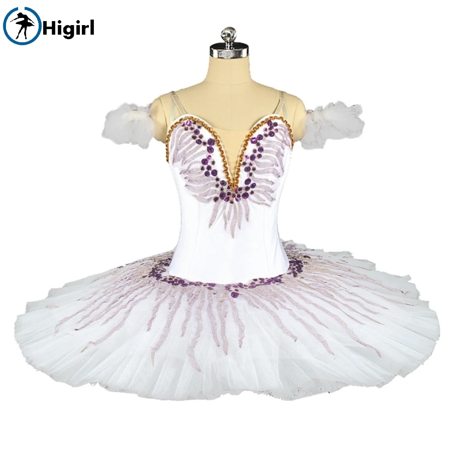 Adult  women velvet purple style ballet tutu  classical  for competiton professional ballet costumes BT9146