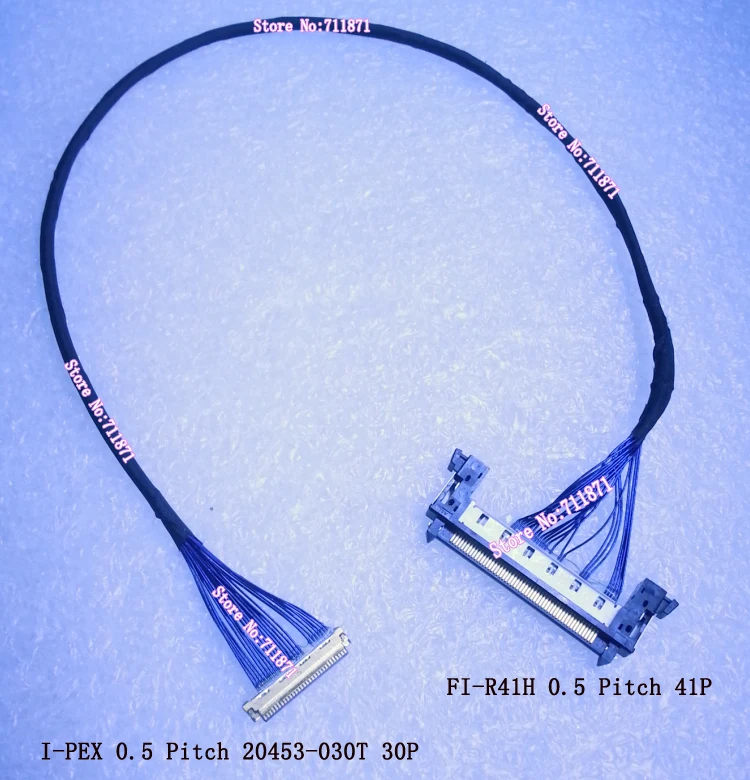

2Ch 4Lanes eDP Screen Cable Line 30P to 41Pin eDP Screen Line Cable I-PEX 20453-030T 30P FI-R41H 41P 4K EDP Screen Cable Line