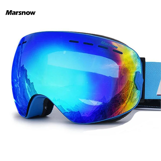 US $29.26 Marsnow Ski Goggles Children Boy Girl Men Women Antifog UV400 Skiing Snowboard Goggles Mask Eyewea