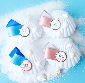 

30Pcs Creative Plastic White Shell Wedding Favors Candy Box Chocolate Boxes Bomboniera Party Supplies Gift Box With Ribbons