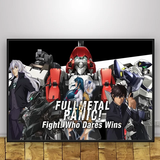 Full Metal Panic Invisible Victory Art Silk Poster Home Decor Full Metal Panic Invisible Victory Art Silk Poster Home Decor