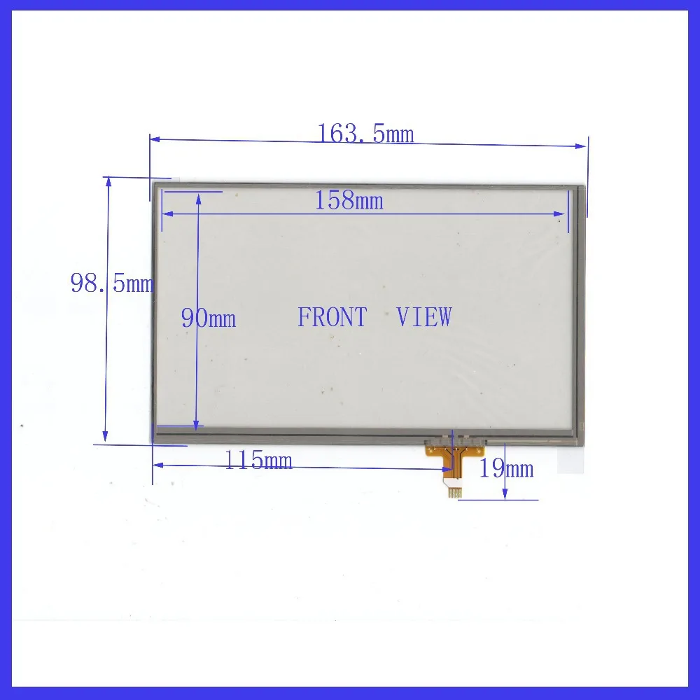 ZhiYuSun 7 inch Touch Screen 4 wire resistive Panel for Industrial 163*98 164*99 | Компьютеры и офис