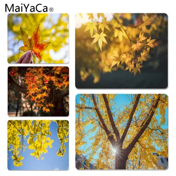 

MaiYaCa My Favorite Autumn Leaves Gamer Speed Mice Retail Small Rubber Mousepad Size for 18x22cm 25x29cm Rubber Mousemats