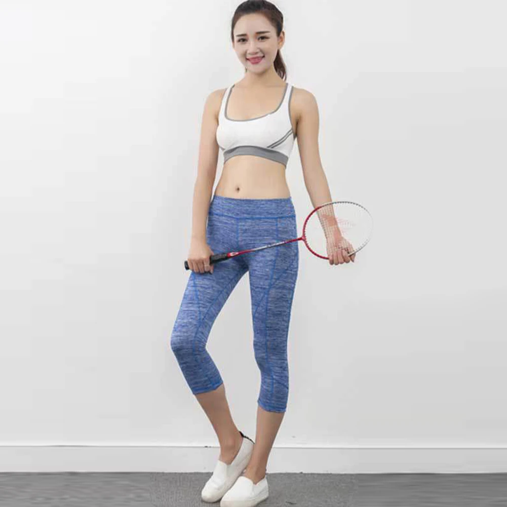 

Sports Tights Casual Walking Quick Dry Outdoor Capris Elastic Fitness Running Stretchy Slim Fit Leggings Yoga Pants