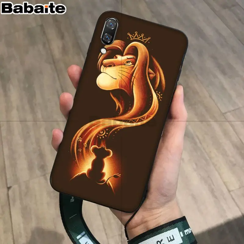 Babaite Король Лев Coque Shell чехол для телефона huawei P10 Plus Lite P20 Pro Mate20 Pro Mate10 Lite P30 Pro Чехол