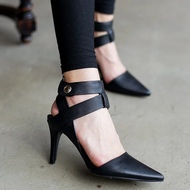 Hot Sexy High Heels Sandalo Donna Ankle Strap Rome Pointed Toe Hot Sexy Donna High Heels Sandalo Donna Sexy Ankle Strap Rome Pointed Toe 44226c