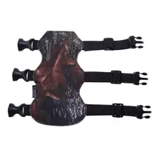 Уличная охота стрельба из лука камуфляж 3 ремешка двухсторонняя Защита руки Защита Безопасность Регулируемая защита на руку для лучника Новинка