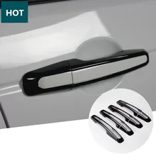 Für Land Rover Range Rover Evoque Schwarz Auto Tuergriffabdeckung Trim 8 stücke 2012-2016