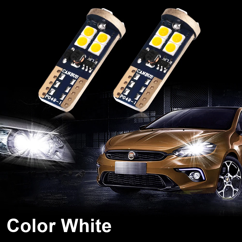 Urbanroad 2 шт. T10 3030 SMD W5W светодиодный автомобильный парковочный светильник супер яркий CANBUS автоматическая лампа для чтения - Испускаемый цвет: As picture shown